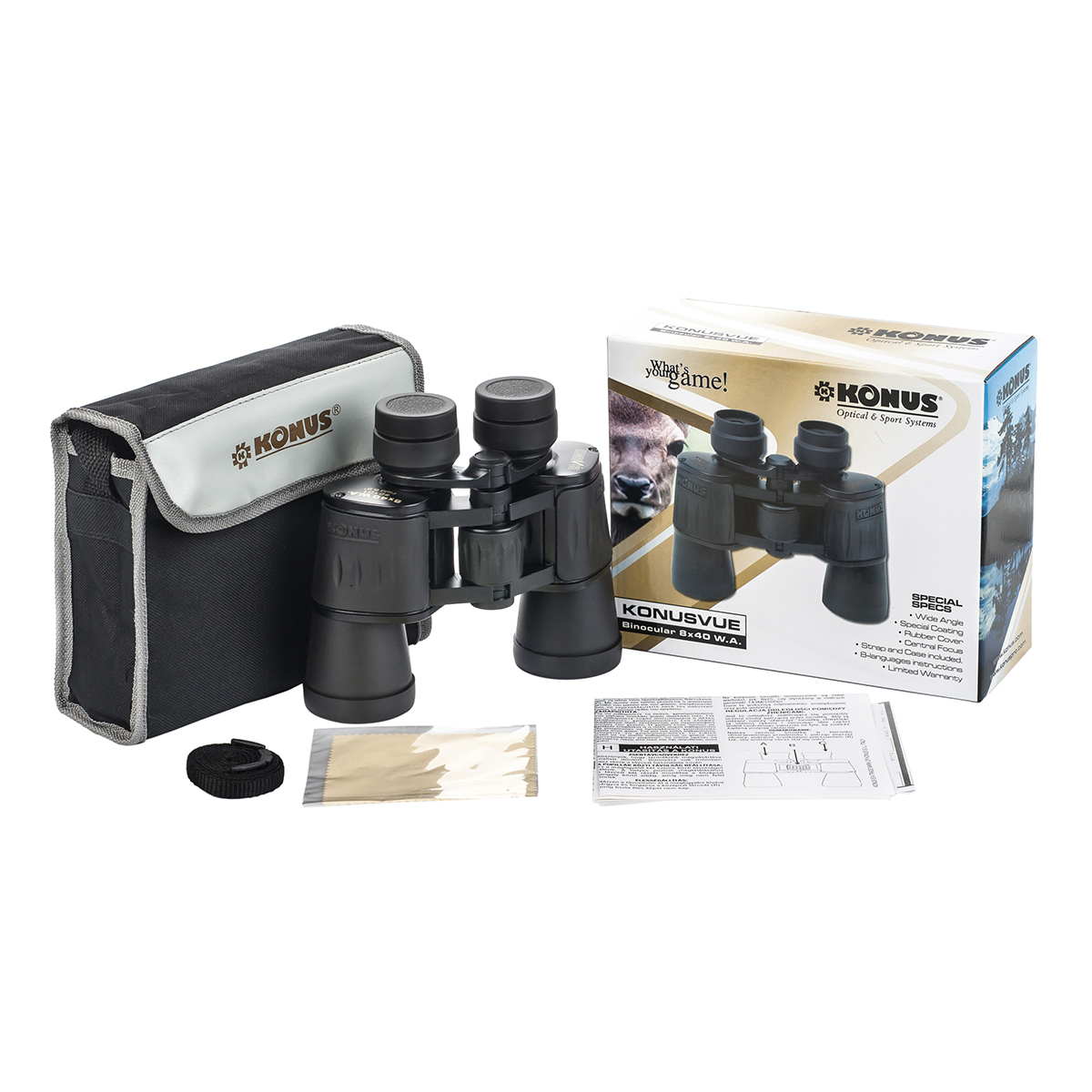 Бінокль Konus Konusvue 8x40 WA