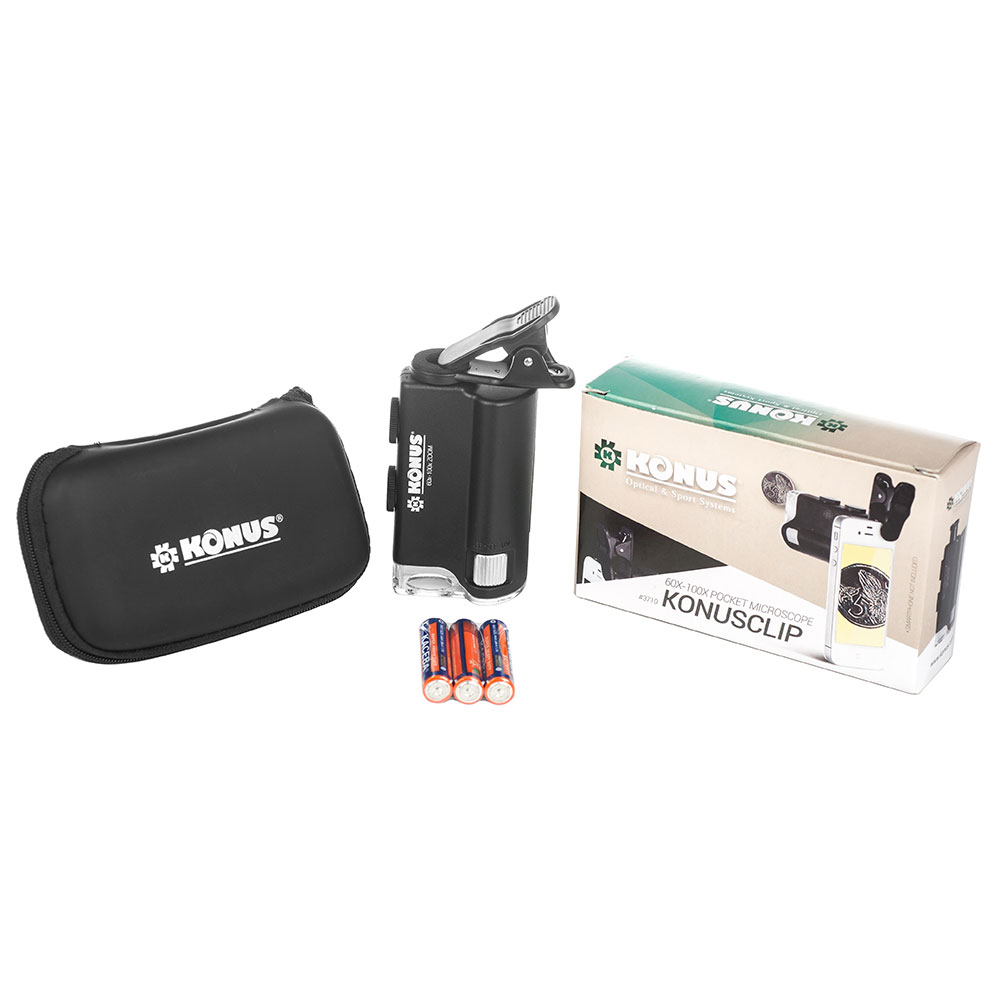 Мікроскоп для смартфону Konusclip 60x-100x