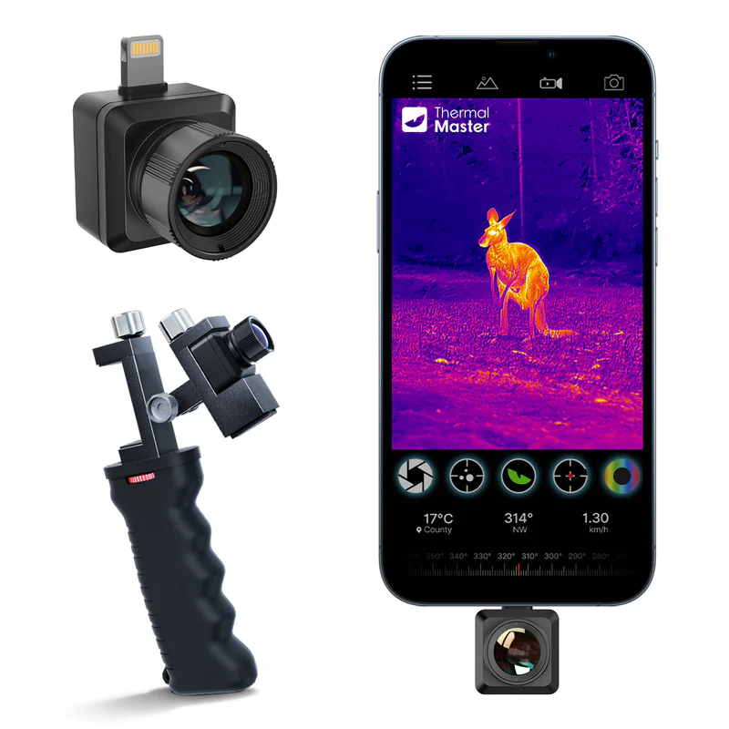 Тепловізор для смартфона Thermal Master T2 Pro (1300 м, 13 мм, iOS lighting)