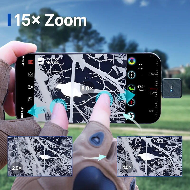 Тепловізор для смартфона Thermal Master T2 Pro (1300 м, 13 мм, iOS lighting)