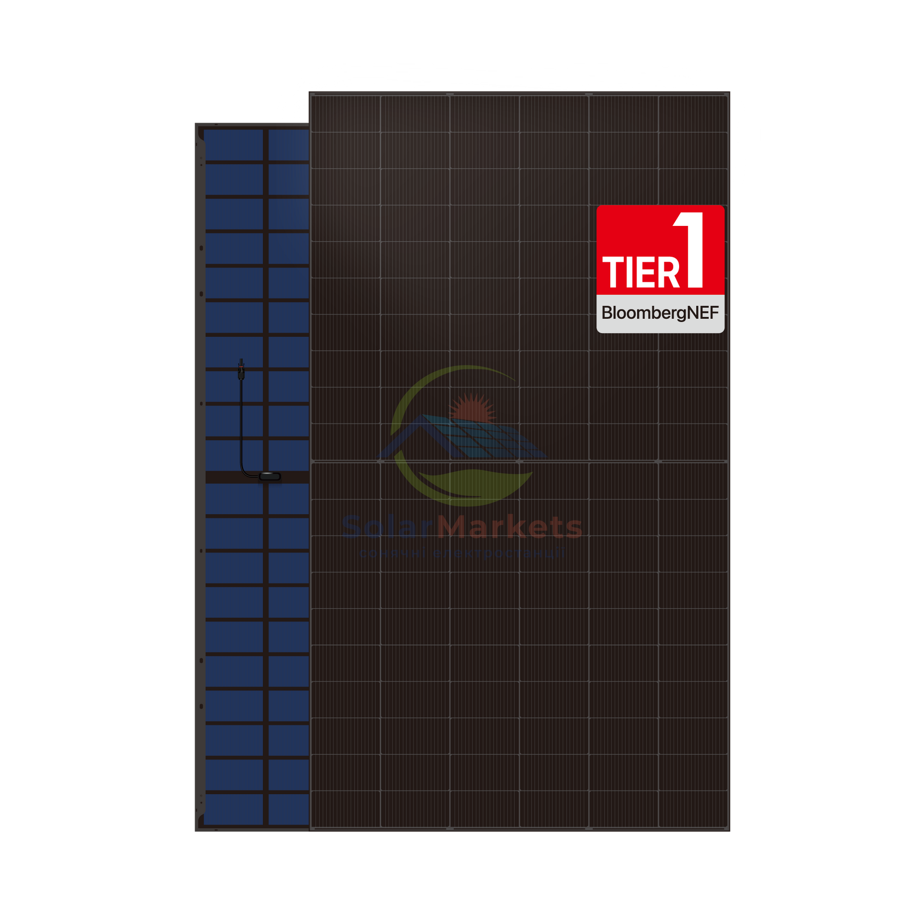 Сонячна панель 500W DAH Solar (DHN-60R18DG(BB) DHN-60R18DG(BB) фото