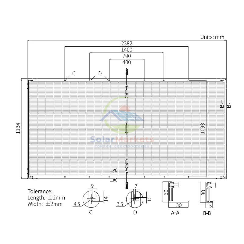 Сонячна панель на 600Вт LONGI Solar Hi-MO 7 LR5-72HGD-600M Bificial LR5-72HGD-600M фото