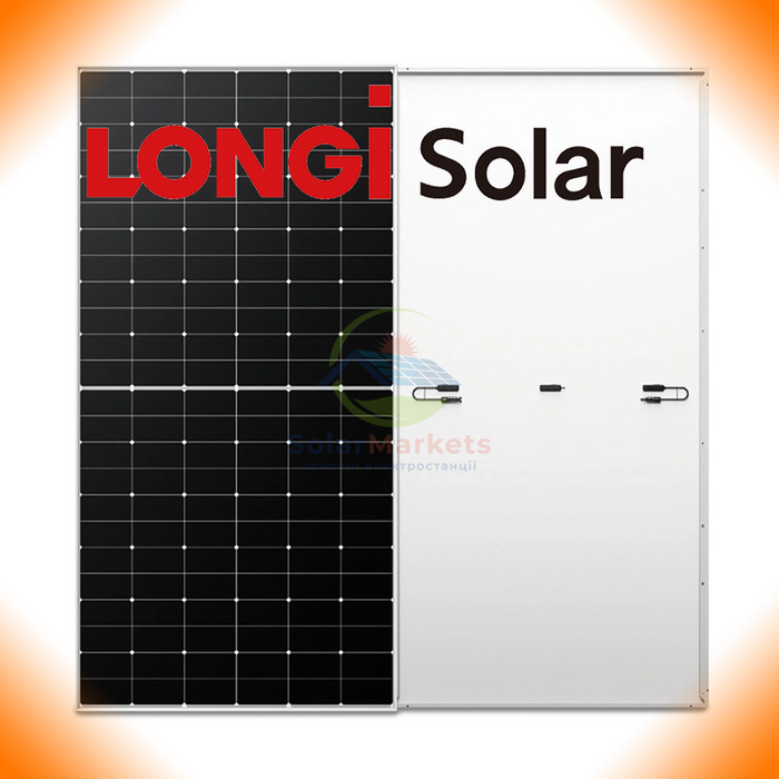 Сонячна панель Longi Solar 600W LR5-72HTH Hi-MO X6 Max Silver Frame LR5-72HTH-600M фото 2