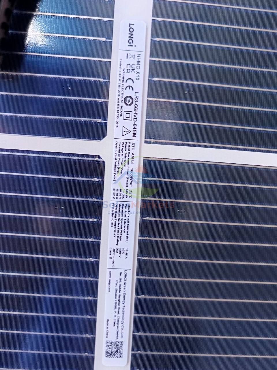Сонячна панель Longi Solar LR7-72HVD-645M Bifacial HI-MO X10 LR7-72HVD-645M-(B) фото