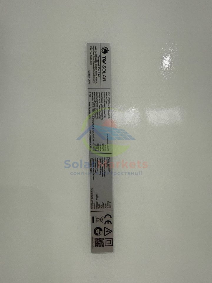 Сонячна батарея 470Вт N-type, Dual-glass Monofacial, TWMNH-48HW470, Tongwei TWMNH-48HW470 фото 3