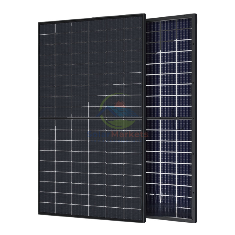 Фотоелектрична сонячна панель Hanersun HN21RN-54HT 500W bifacial FullBlack, монокристалічна hn21rn-54ht-500w фото